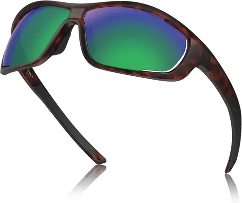 Miniatura 9 de CARFIA Lentes de sol deportivos polarizados para hombres y mujeres, lentes únicos laterales de ventilación para béisbol, correr, ciclismo 5. Marco
