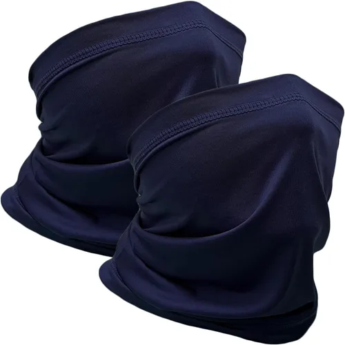 Miniatura 10 de WOXVM 2 paquetes de polaina para el cuello, bufanda, bufanda de Gator para enfriar el sol, pasamontañas, bandana, protección UV, para hombres