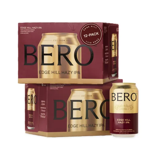 Miniatura 11 de BERO Double Tasty West Coast Style IPA + Edge Hill Hazy, (paquete de 2 x 6 unidades) sin alcohol Craft Ale, Hoppy Craft Brew, sabor cítrico y pino