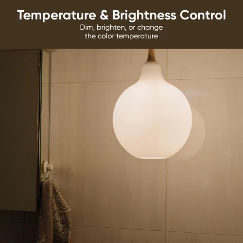 Miniatura 2 de Bombilla inteligente Wi-Fi Wyze Lifestyle Blanca, 800LM A19 Luz inteligente de blanco ajustable, compatible con Alexa y Google Assistant, 2.4GHz,