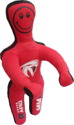 Miniatura 5 de Muñecos de práctica de boxeo de Jiu Jitsu para niños (4 pies y 48 pulgadas) sin rellenar, ninguno, rojo y negro
