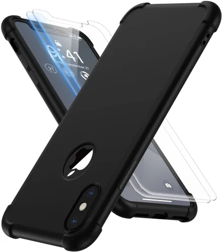 Miniatura 8 de ORETECH Funda para iPhone XR, con [2 x Protectores de Pantalla] [Prueba de Caídas de Grado Militar de 10 Pies] [Protección de Cámara] 360° A Prueba