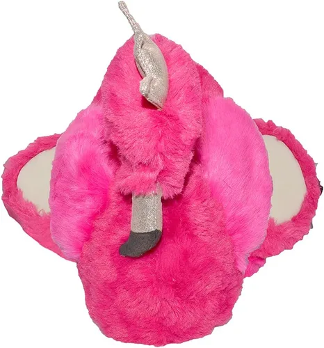 Miniatura 20 de Millffy Pantuflas clásicas de conejo para adultos, pantuflas de felpa de tamaño infantil, pantuflas de animales de pastor perro corgi disfraz calzado