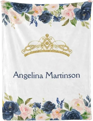 Miniatura 23 de Mantas de bebé personalizadas con nombre, manta de bebé personalizada para niñas, regalos de bebé, manta suave y cálida para recepción de pañales