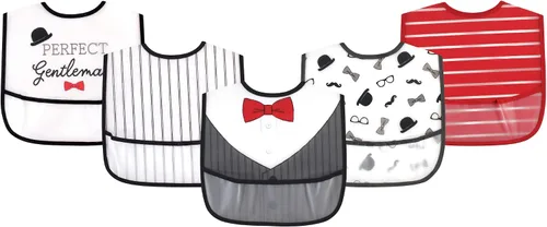Miniatura 4 de Little Treasure Baberos PEVA impermeables unisex para bebés
