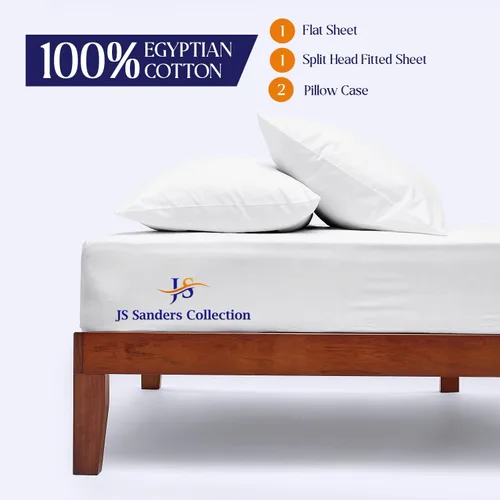 Miniatura 5 de Flex Head - Protector de colchón impermeable tamaño Queen para camas ajustables con números de sueño, 100% algodón de rizo, estilo ajustado de 34