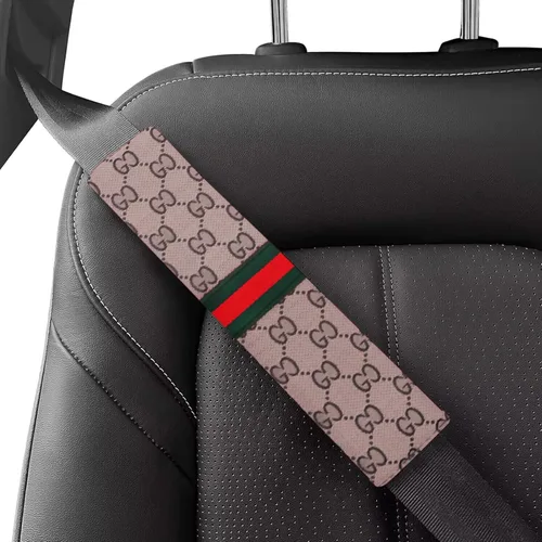 Miniatura 3 de Juego de 7 piezas de funda para volante para mujeres, accesorios de automóvil con almohadas para el cuello del automóvil, almohada de apoyo lumbar