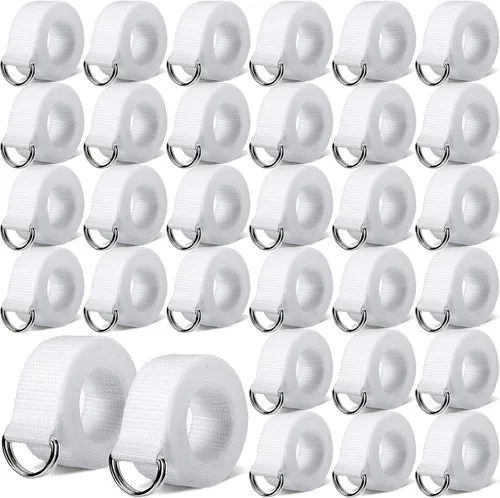 Miniatura 5 de Seematn Web - Cinturón de fútbol de 52 pulgadas, cinturón de fútbol con anillo en D para hombres, mujeres, jóvenes, niños y niñas Azul