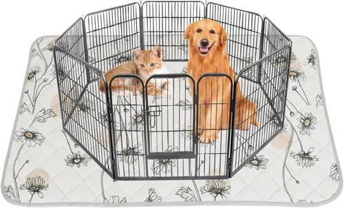 Miniatura 35 de IEUUMLER EU007 - Almohadillas lavables para perros, paquete de 2, antideslizantes e impermeables, reutilizables, para entrenamiento de cachorros