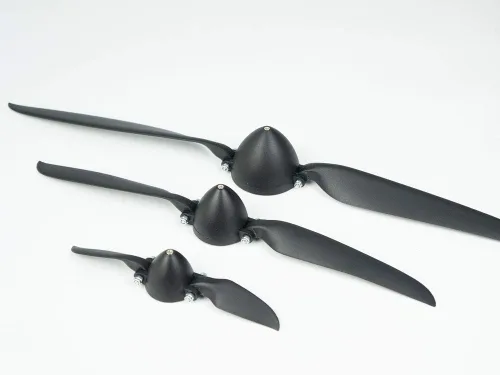 Viloga Hélice plegable eléctrica RC de 12 x 6 pulgadas con tamaño giratorio D38 × H35 mm, y diámetro del eje del motor φ4.0 con giratorio de