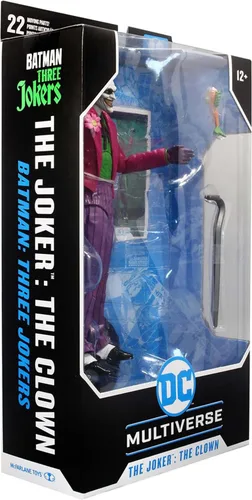 Miniatura 9 de DC Multiverse The Joker: The Clown from Batman: Three Jokers - Figura de acción de 7 pulgadas con accesorios