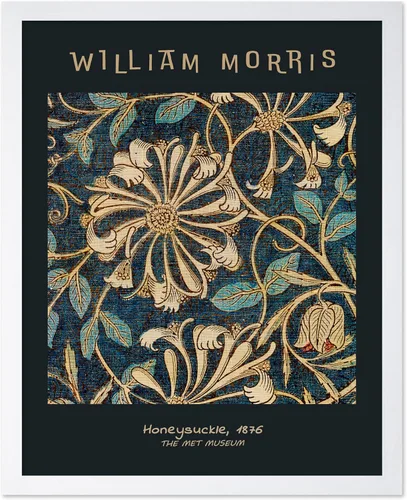Miniatura 22 de Poster Master Póster vintage de William Morris, estampado de patrón retro de Santiago, arte de flores, arte de patrón textil, regalo para hombres