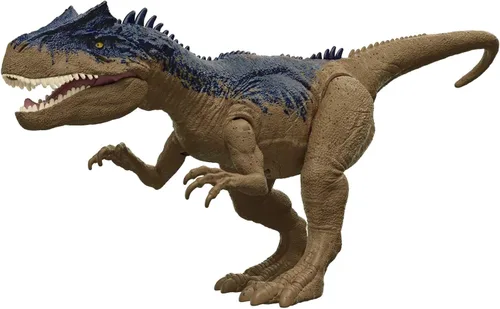 Miniatura 6 de Juguetes de Jurassic World Toys Roar Attack Tiranosaurio Camp Cretaceous Figura de dinosaurio con articulaciones móviles, escultura realista