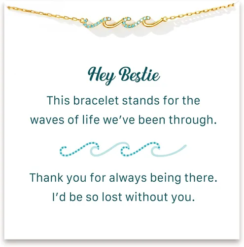 STORYJEWELLERY Regalo para amigas, pulsera de mejor amiga, pulsera de amistad para mujeres, regalos para amigas, mujeres, regalos cristianos para