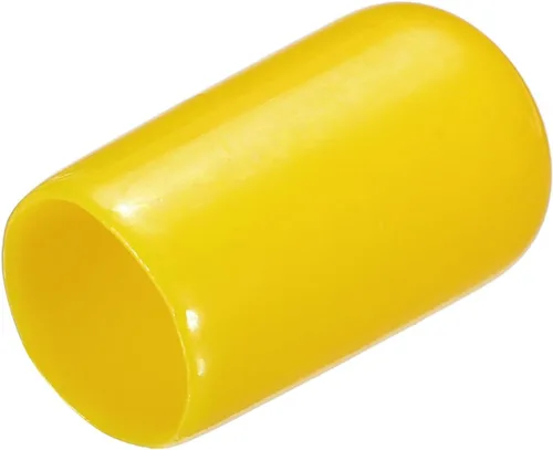 Miniatura 9 de uxcell 25 tapas de goma de 0.787 in de vinilo de identificación redonda tapa tapa de rosca de tornillo protectores negro