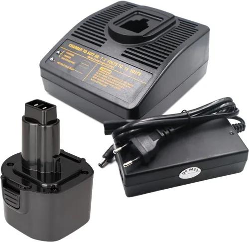 Miniatura 12 de 1.3Ah compatible con Black and Decker o DEWALT 9.6V batería NiCad repuesto (etiqueta de capacidad real) BTP1056 A9251 PS120 PS310 PS3350 CD9600