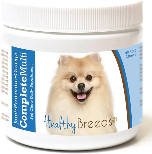Miniatura 3 de Healthy Breeds Pug todo en uno multivitamínico suave masticable 60