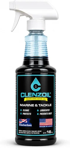 Miniatura 12 de CLENZOIL Marine & Tackle - Lubricante de aceite para equipos de pesca - para carretes de cuidado de peces, motores de barcos, descensores y más
