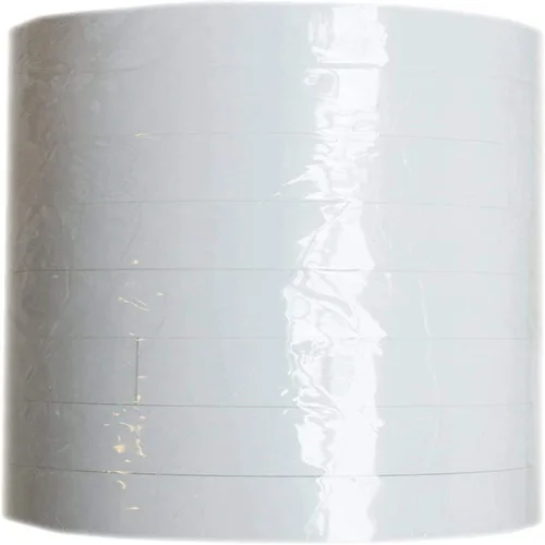 Miniatura 9 de Cinta blanca de PVC para salas blancas de 2 pulgadas x 36 yardas, 1 rollo, resistente a disolventes con adhesivo de goma sintética y núcleo