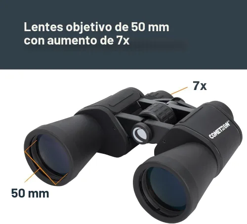Miniatura 2 de Celestron - Prismáticos Cometron 7x50 para astronomía – Nivel de entrada para observación de estrellas y cometas – Lentes objetivas grandes de 50mm
