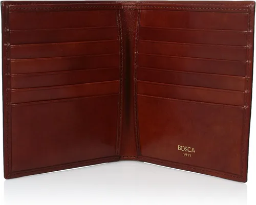 Miniatura 4 de Bosca Cartera de piel italiana para hombre 12 bolsillos