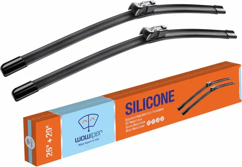 Miniatura 9 de Limpiaparabrisas de silicona de 18"x18" de OEM, repuesto para Ford Ranger 2011-1999, Commander 10-06/Chevrolet HHR 2011-2006, limpiaparabrisas