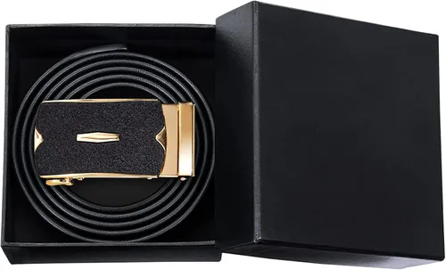 Miniatura 7 de Dubulle Cinturón de trinquete para hombre diseño de moda casual hebilla automática correa de cinturón de golf fácil de usar cortable