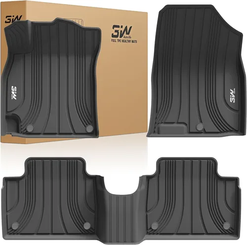 Miniatura 15 de 3W Alfombrillas de Piso Compatibles con Hyundai Tucson 2022-2025 2026 (No para Híbrido), Forros de Piso de Automóvil TPE para Todo Clima de Ajuste