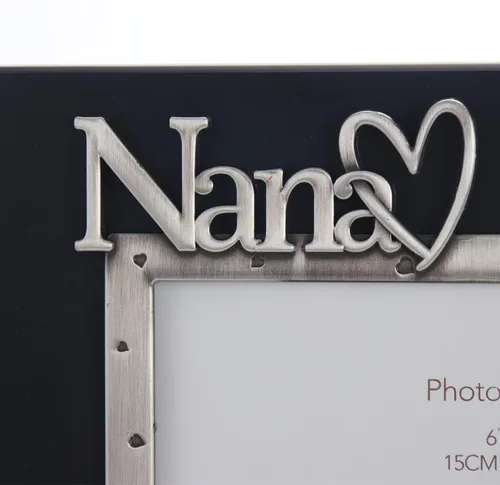 Miniatura 3 de Nana I Love You Expressions Sentiment - Marco de fotos de 4 x 6 pulgadas, negro, regalo de fotos para abuela, familia, para exhibir en la mesa