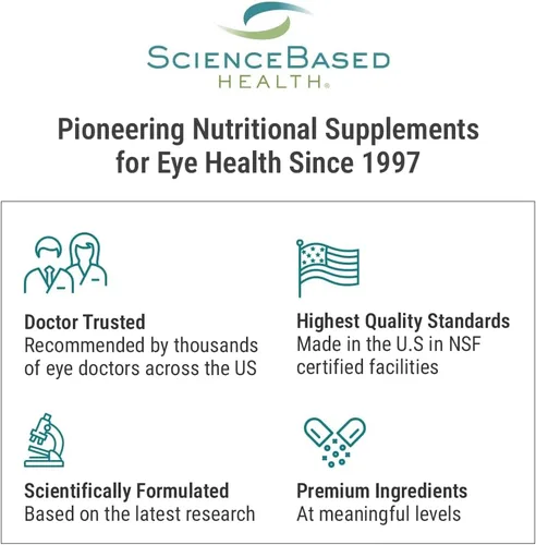 Miniatura 7 de ScienceBased Health MacularProtect AREDS 2 Formula – Suplemento vitamínico y mineral para la salud ocular con luteína, zeaxantina y vitaminas B