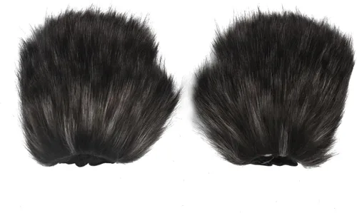 Miniatura 66 de Guantes de garra para disfraz de Halloween, medio dedo, lobo, oso, gato, guantes, guantes de piel sintética para mascarada, cosplay, utilería de mano