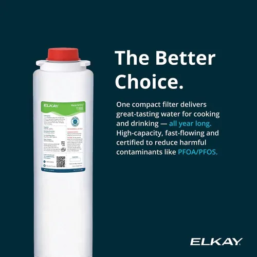 Miniatura 15 de Elkay Liv EZ - Dispensador de agua filtrada empotrado para montaje en pared - Alimentado por batería, Certificado NSF, Botón pulsador, Reduce plomo