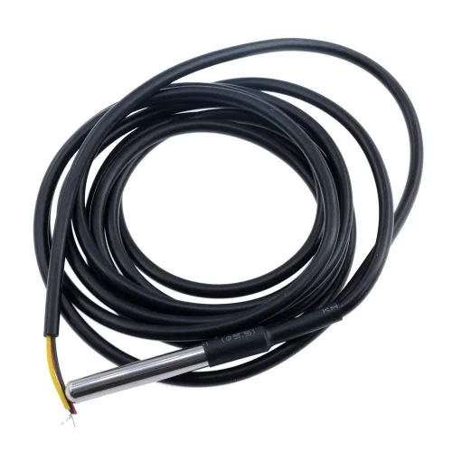 Miniatura 4 de HiLetgo 5 piezas de sensor de temperatura DS18B20, sonda de temperatura de acero inoxidable, impermeable, paquete de 1 m (paquete de 2)