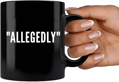 Miniatura 7 de Allegedly Lawyer - Taza divertida de graduación para estudiantes de derecho, profesores, abogados, taza de café de cerámica, novedosa, 11 onzas