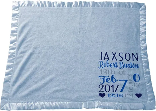 Miniatura 7 de Cobijas de forro polar personalizadas para bebé, con nombre de bebé, regalos especiales para recién nacido, habitación del bebé, bautizo.