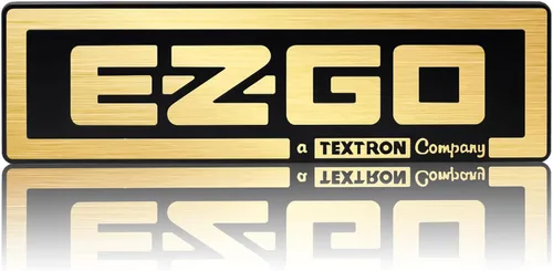 Placa de identificación para carritos de golf EZGO TXT 1994-2010 de gas y eléctricos 71037G01 Oro