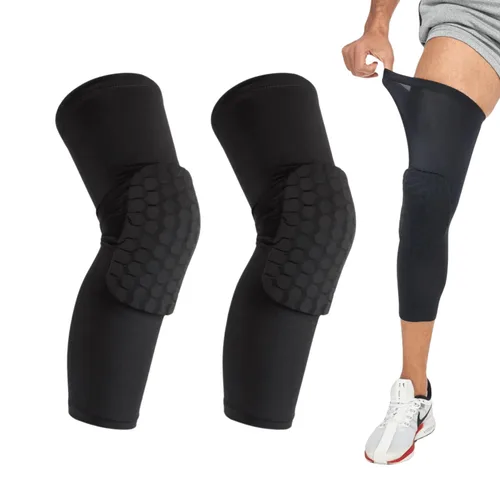 Rodilleras de compresión para niños, jóvenes y adultos, rodilleras de compresión para evitar colisiones, para voleibol, fútbol, ciclismo, correr,