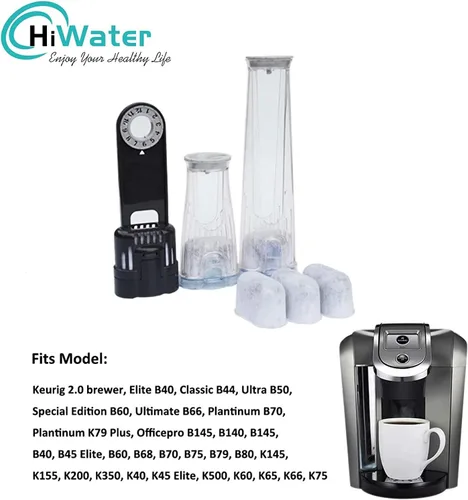 Miniatura 3 de Paquete de 12 filtros de café compatibles con filtros de café Keurig para cafeteras Keurig 2.0 y más antiguas