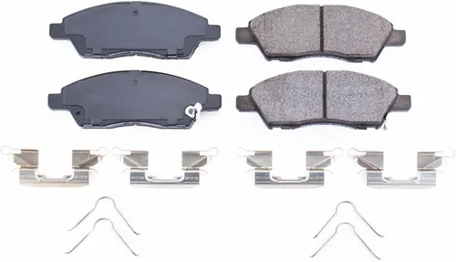 Miniatura 2 de PowerStop Pastillas de freno delanteras para Nissan Micra 2015-16 Versa 2012-19 Versa Note 2014-19 - Pastillas de freno de cerámica Z17