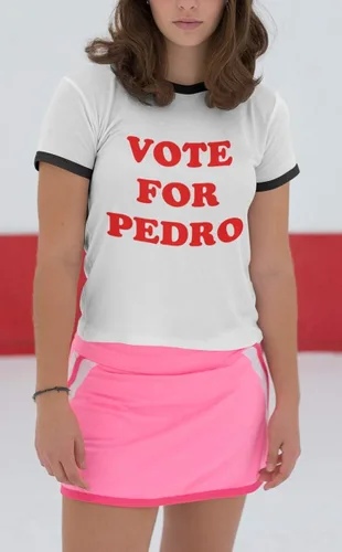 Miniatura 3 de South Horizon Vote for Pedro - Ringer T-Shirt
