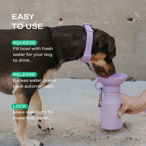 Miniatura 4 de Springer by Springland - Botella de agua para perro, dispensador portátil de botella de agua de viaje para perros, regalo para perros visto
