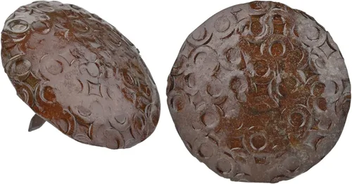 Miniatura 11 de Paquete de 50 clavos decorativos Iron Clavos de 1 pulgada, oxidado, acento decorativo para mejoras del hogar, persianas de granja, puerta de Rusted