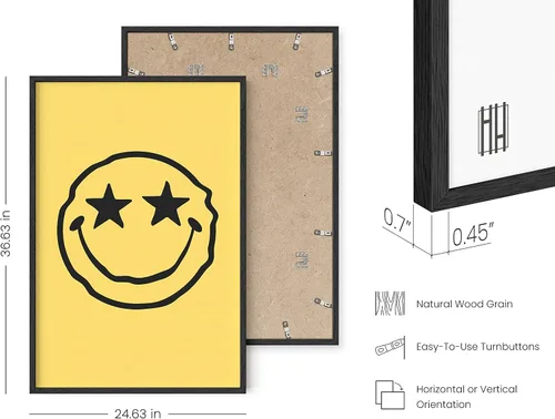Miniatura 55 de Haus and Hues Arte de pared amarillo – Pósteres estéticos con cita para adolescentes, pósteres estéticos para dormitorio, niñas, impresión artística
