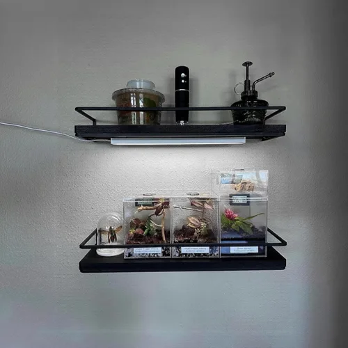Miniatura 2 de ASOKO Iluminación LED para debajo del gabinete, barra de tira de luz de 12 pulgadas, luz blanca fría 6000 K regulable con enchufe USB, pequeña