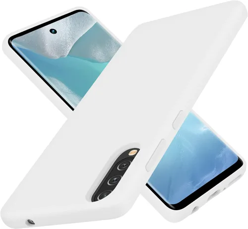 Funda de silicona líquida compatible con Galaxy A50, goma de gel, protección de cuerpo completo, a prueba de golpes, para Galaxy A50/A50s/A30s de