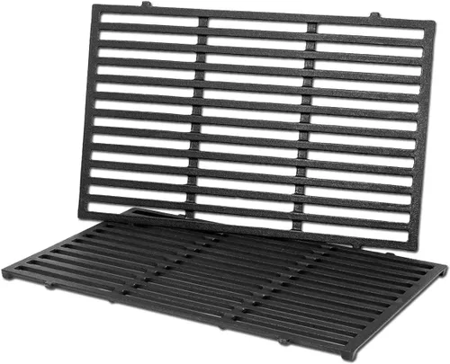 Miniatura 8 de Utheer Rejillas para parrilla Weber Spirit, rejillas de hierro fundido de 17.5 pulgadas para piezas Spirit E210, rejilla de parrilla 7637