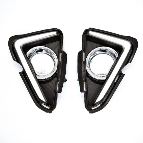 Miniatura 5 de Compatible con Toyota RAV4 2016 2017 2018 Faros LED DRL de circulación diurna para coche, intermitentes amarillos, luces diurnas que reemplazan