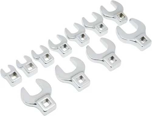 GEARWRENCH Juego de llaves de pata de gallo de 3/8 pulgadas, SAE, 11 piezas - 81908