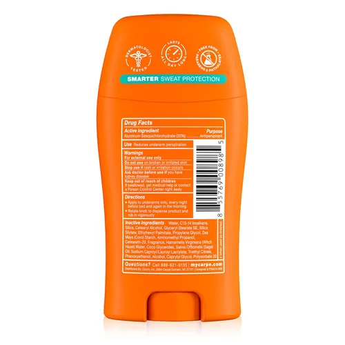 Miniatura 10 de Carpe Desodorante antitranspirante para axilas, antitranspirante extra fuerte para hombres con control de sudor de 100 horas, desodorante