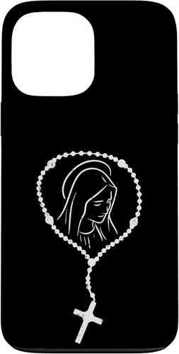 Miniatura 22 de iPhone 11 Rosario Virgen María Dios Jesús Fe religioso católico estuche de regalo